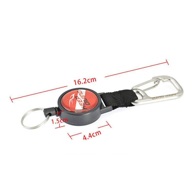 LOOM TREE® Diving Gear Retractor with Snap Clip Torch Holder Diving Retractable Lanyard | Sporting Goods | Water Sports | Scuba & Snorkeling | Other Scuba & Snorkeling
