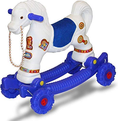 CR18 COLLECTION 2 in 1 Baby Horse Rider | Rocker for Kids 1-3 Years Birthday Gift for Kids/Boys/Girls (Multicolour)