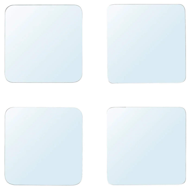 SELTOS Mirror with Two Side Tapes - Pack of 4 (20x20 cm (7 7/8x7 7/8")