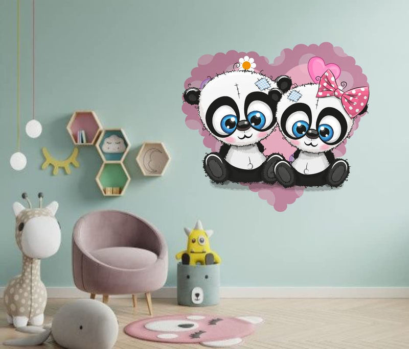 Decoreative Love Panda Wall Sticker