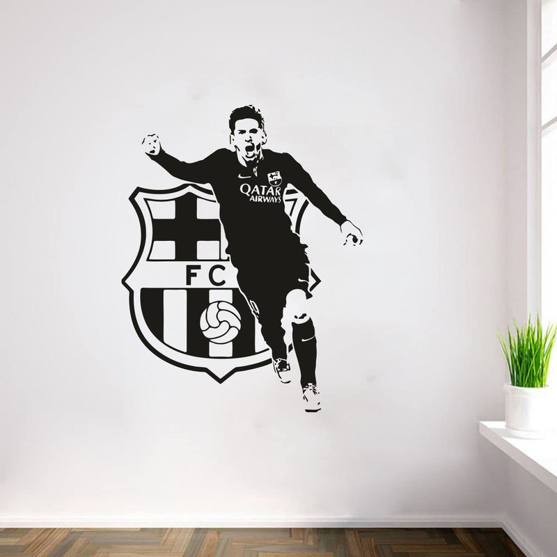 Sticker Studio Barcelona Wall Stickers & Decal (PVC Vinyl, Size- 58 Cm X 46 Cm)