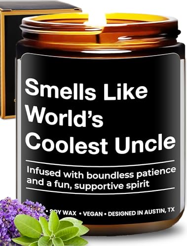 World's Coolest Uncle Candle