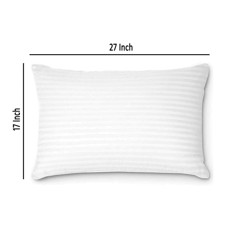 Nivedha Mattress Kapok, Silk Cotton, Semal, Ilavam Panju Pillows, Standard, White, Pack of 2