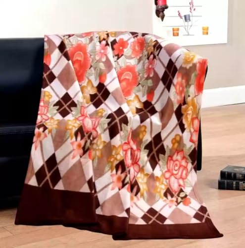 Radha Raman Enterprises Fleece Blanket Mild Winter Printed Single Bed Blanket -1123