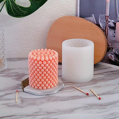 The Decor Affair 1 Pcs Burgundy Bliss Captivating Scented Beaded Candle for Relaxation and Tranquility, Offering a Haven of Calmness and Indulgence for Your Mind, Body, and Soul.