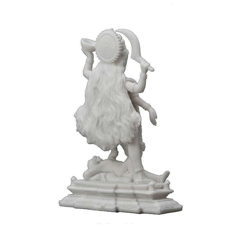 Veronese Design 7 3/4" Tall Resin Cast Marble Finish Kali Standing On Lord Shiva's Chest Hindu God Statue Indian Idol