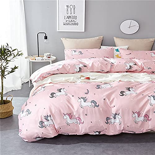 WONDERLOOK Single Bed Ac Blanket Dohar/Quilt, Fabric - Micro Cotton, Size -54X84 Inches - Multi Colour (Unicorn Kids), Reversible