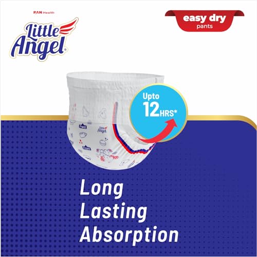 Little Angel Easy Dry Pull-up Diaper Pants, above 15 Kgs - XXL (42 Pieces)