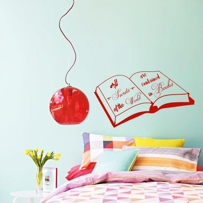 GADGETS WRAP Vinyl Vinyl Wall Decal Quote Red