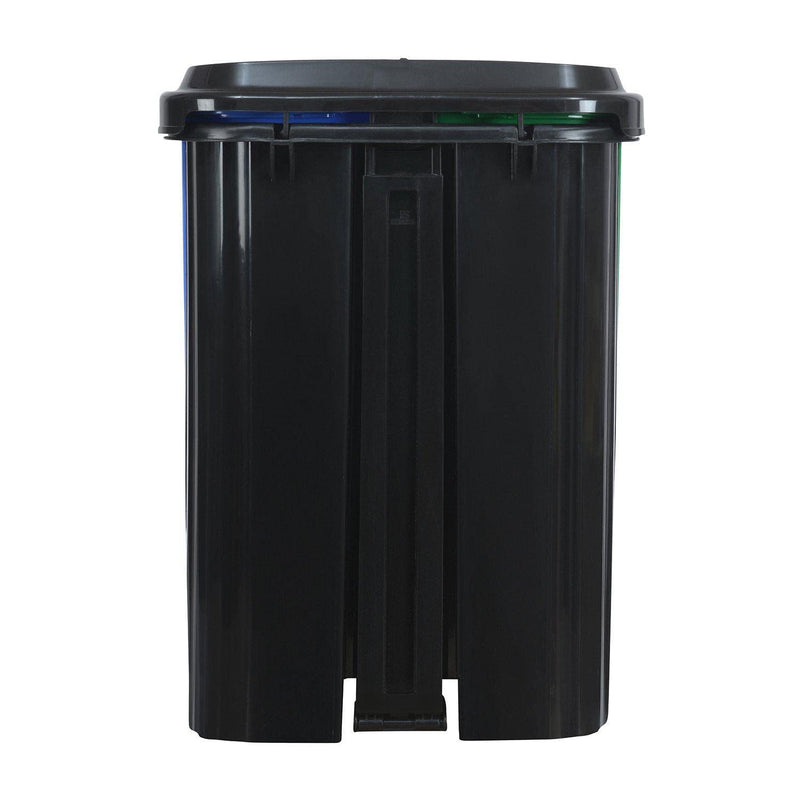 Nilkamal 10 Liter Twin Dustbin (Blue & Green)