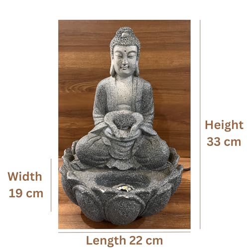 Buddha Water Fountain for Home Decor, Living Room, Bedroom, Bathroom, Office