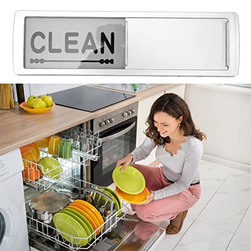 Dishwasher Clean Dirty Sign, Dishwasher Magnet Clean Dirty Sign Lightweight for Home (B)