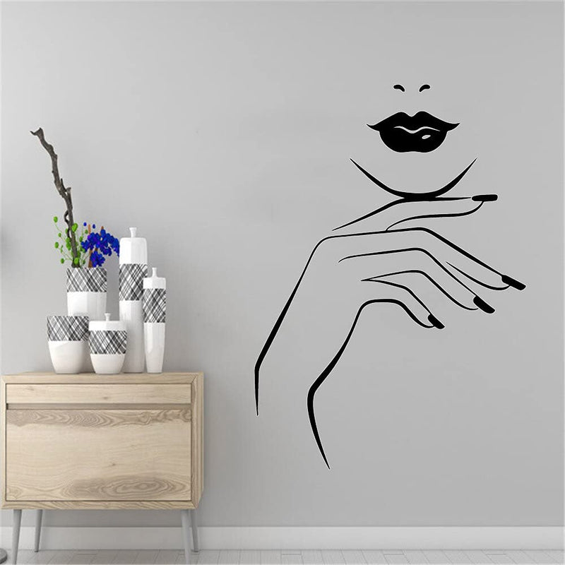 GADGETS WRAP Vinyl Decal Sticker Beautiful Woman (Item Finish Size : 80cm x 57cm)