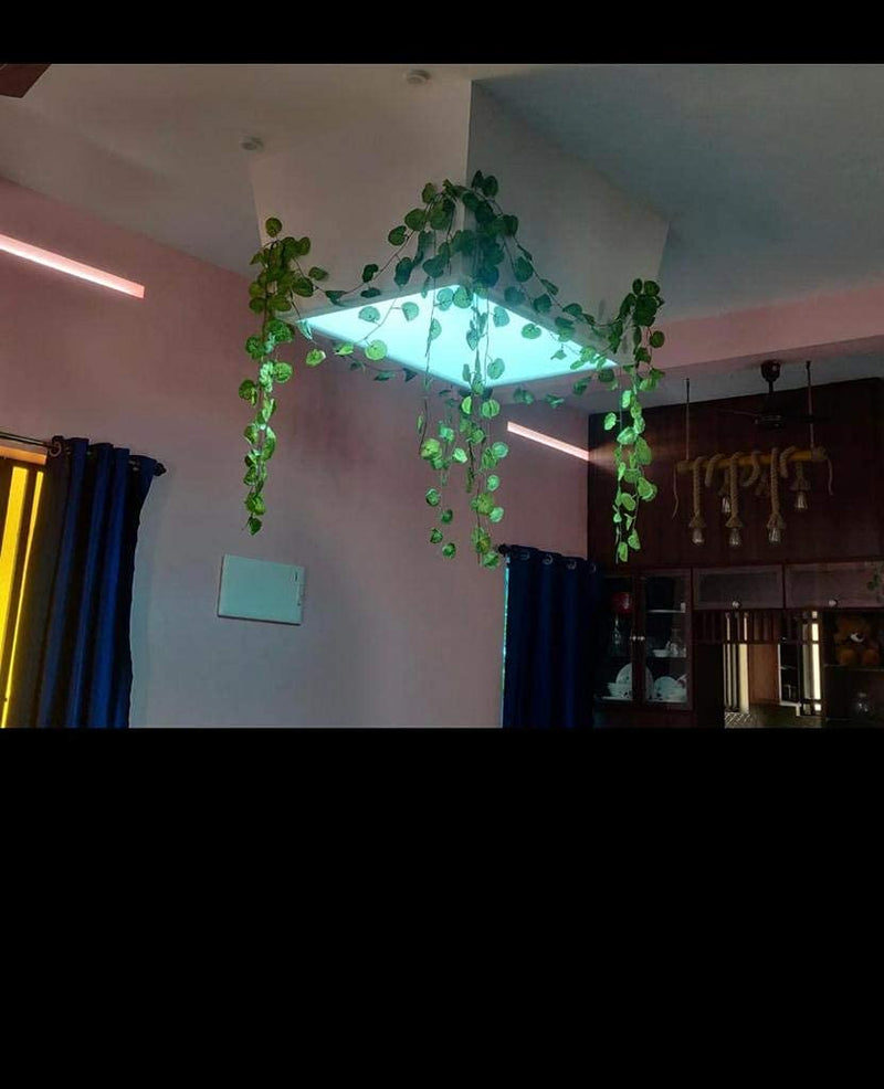 SPHINX Artificial Leaves Creeper for Decoration Approx 7 ft. Height (Shapes/Design as per Stock) - No. of Strands- (12)