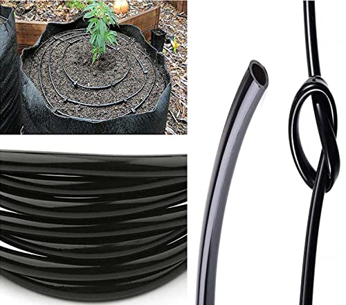 DIY Crafts Flexible Pipe Only Watering Tubing Hose Drip Pipe PVC Hose Irrigation System Watering Systems Greenhouse Lawn, Plants, Garden,Patio (Flexible Pipe Only) (5mtr, 8/11 Pipe 8mm)