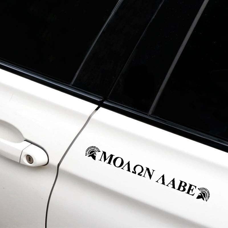 GADGETS WRAP Vinyl Wall Decal Sticker Molon Labe Decal Vinyl Car Sticker Warrior Sparta