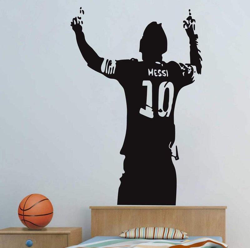 Tuffuk Messi 10 Large Vinyl Wallstickers for Home Decorations (60 cm x 90 cm)5TZ340