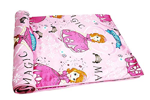 J SHREE Super Soft Magic Princess Print Poly Cotton Reversible single Bed AC Dohar/Blanket