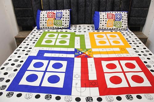 Ludo Printed BEDSHEET 1101