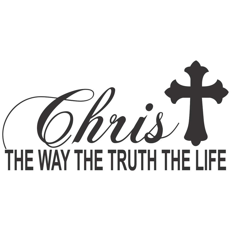 Tuffuk Jesus Christ Large Vinyl Wallstickers for Home Decorations(40 cm x 80 cm)4TZ294