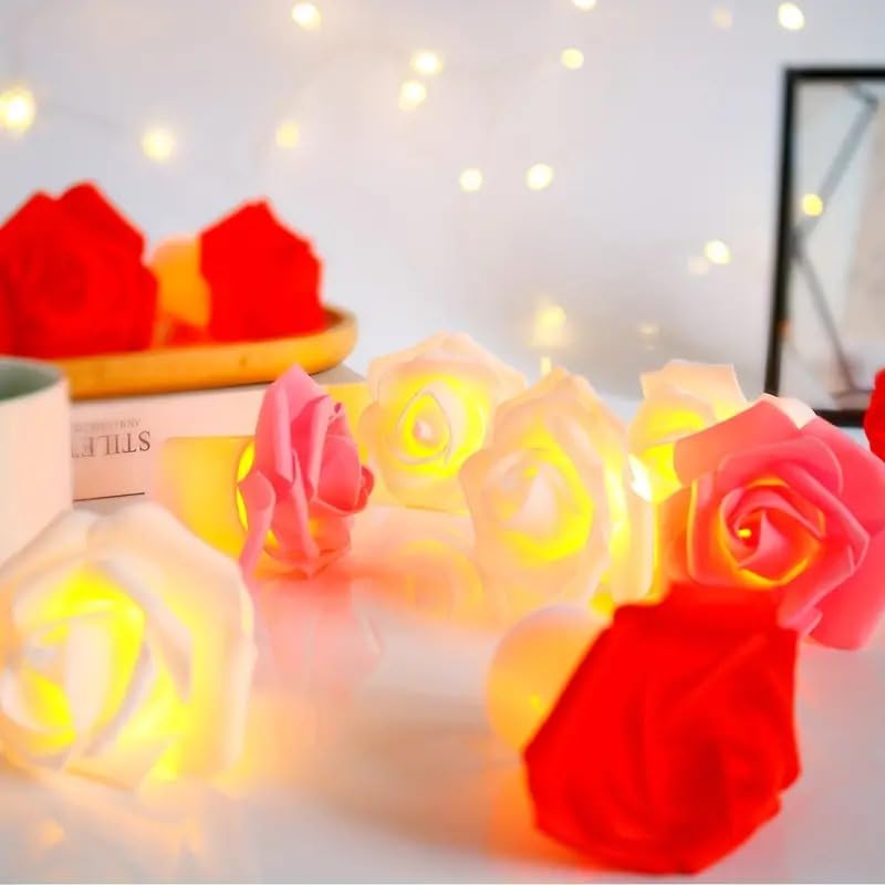 WIZME Diwali Decoration Flower Candle/Tealight and Smokeless Candle/Led Light Candles for Home and Office Decoration Items Set of 12 Pack of 1