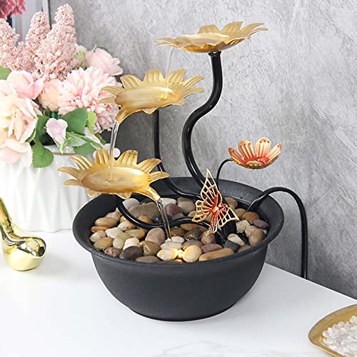 ATORSE® Tabletop Fountain Waterscape 3 Tiers for Zen Meditation Relaxing Living Room