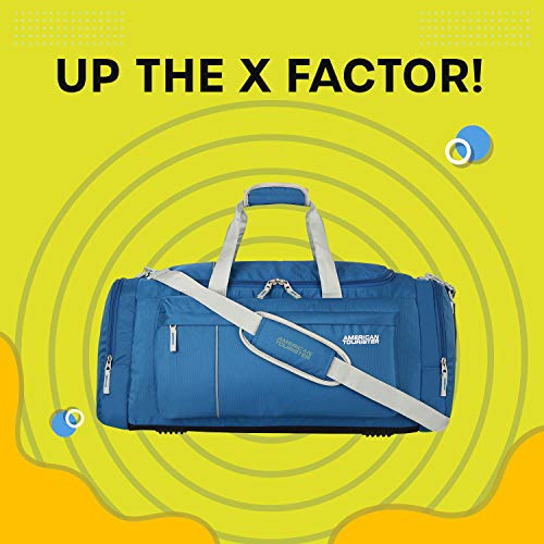 American tourister nylon 55 cms blue travel duffle online