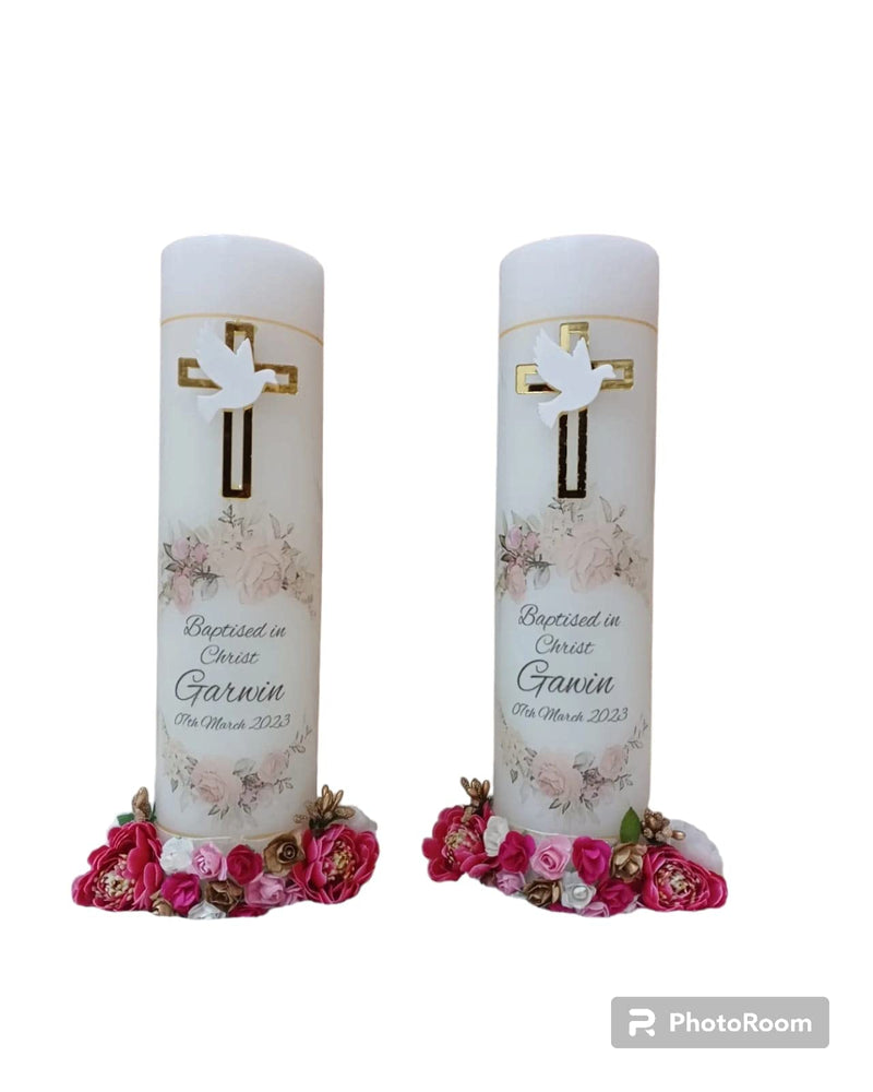 Baptism and Communion Candle