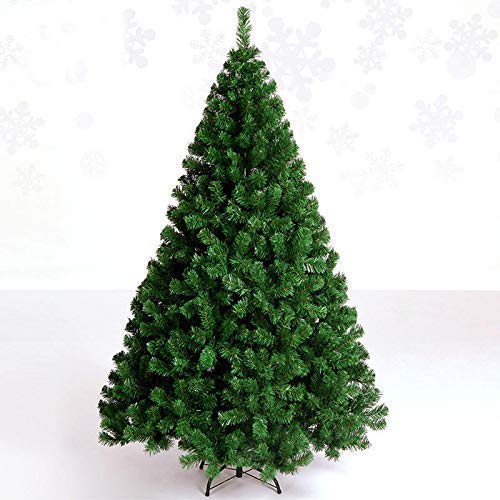 Beautiful Christmas Tree with Height 6 Feet with Solid Metal Legs - Very Light Weight & Easy to Assemble(Tree Decoration Not Included) (6 Feet Tall)