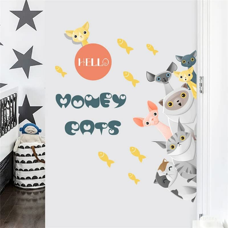 GADGETS WRAP Vinyl Wall Decal Sticker Funny Cats