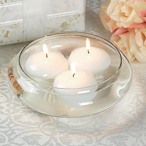 Bulk White Floating Candles 48 Pieces