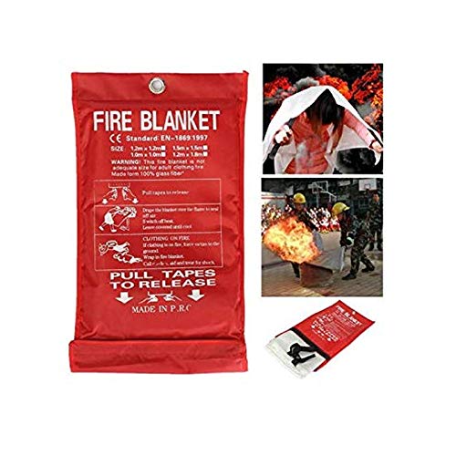 Bellstone Fire Blanket, 1 X 2 m, Red