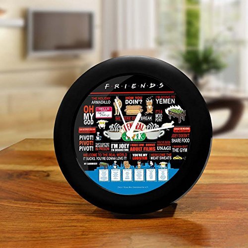 MC SID RAZZ FriendsTV Series Quotes Table/Desk Clocks for Home Decor Official Licenced by Warner bros USA