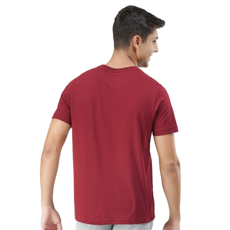 U.S. Polo Assn. Men Comfort Fit Brand Print I683 T-Shirt - Pack Of 1 (RED S)