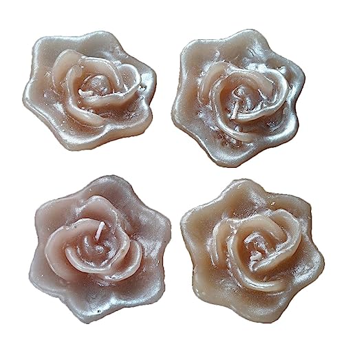 Weddings Parties and Gift 4 Wedding Roses Flowers Floating Candles Party Event Centerpieces Supplies vngift6923