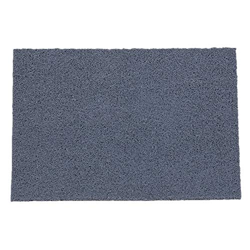 Kuber Industries Rubber 1 Piece Rectangular Door Mat 16X24'' (Grey)