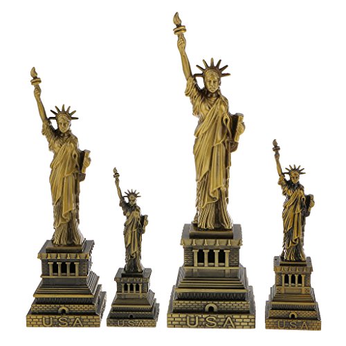 15cm The Statue of Liberty Model Figurine Model Metal Crafts for Home Decor