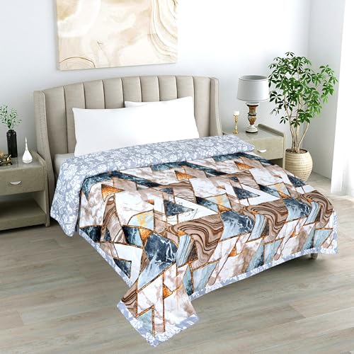 Cosy CORNER Super Soft Glace Cotton Microfiber 220 GSM AC Comforter Double Bed Blanket/Duvet/Dohar for All Weather/Seasons