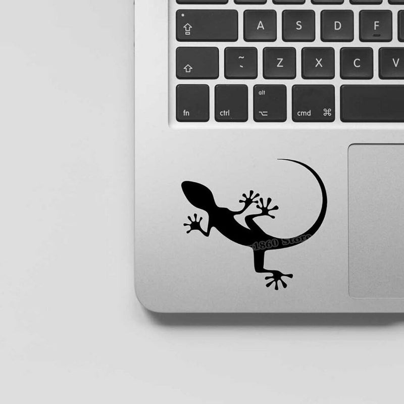 GADGETS WRAP Vinyl Laptop Decal Set of Lizard Stickers Vinyl Decals Black