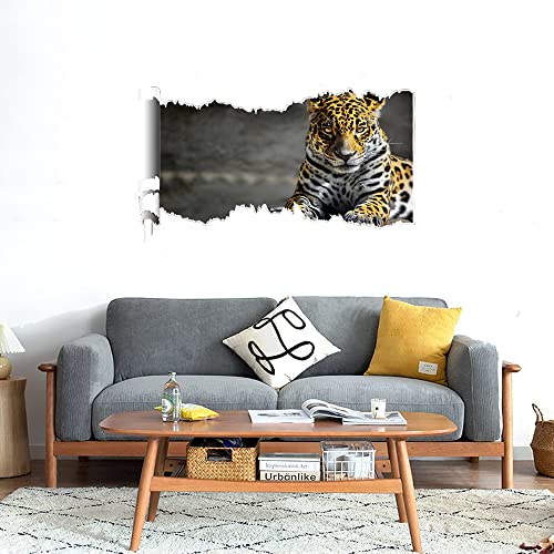 GADGETS WRAP Printed Wall Decal Sticker Scratched Paper Style Wall Decal (90cm x 50cm) - Jaguar