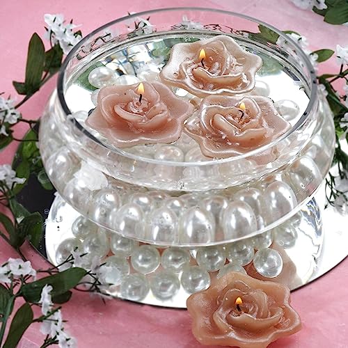 Weddings Parties and Gift 4 Wedding Roses Flowers Floating Candles Party Event Centerpieces Supplies vngift6923