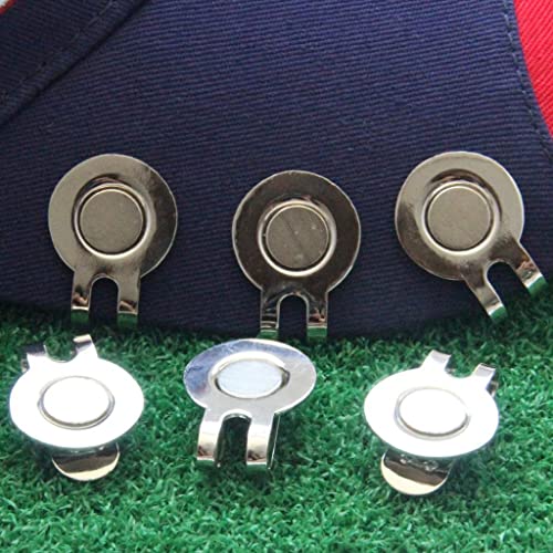 Calandis 6 Pack Magnetic Hat Clips for Metal Golf Ball Marker Training Aid Magnet