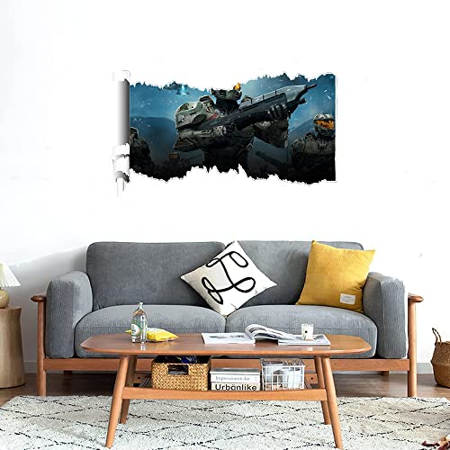 GADGETS WRAP Printed Wall Decal Sticker Scratched Paper Style Wall Decal (90cm x 50cm) - The First 19 Minutes of Halo Wars Definitive