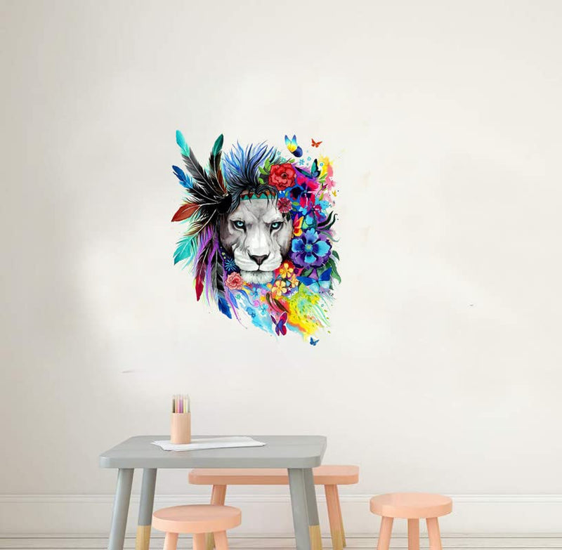 Decoreative Lion Creation Wall Sticker