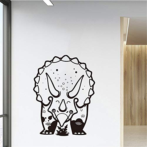 GADGETS WRAP Wall Decal Vinyl Sticker Wall Decoration - Cartoon Triceratops Dinosaur Wall Sticker