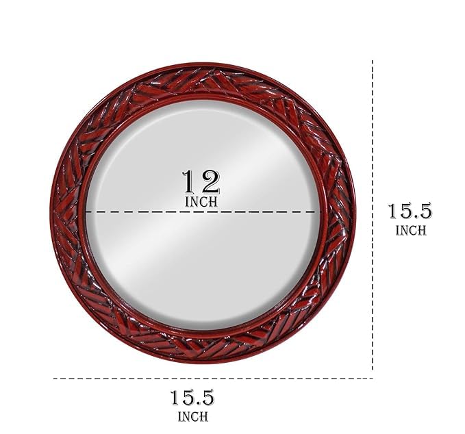 Confidence Decorative Wall Mirror for Bathroom Dressing Room Living Room Pack of 1