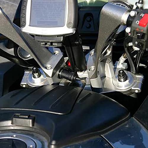 UJEAVETTE Aluminum Handlebar Risers for GTR1400 Easy Install Grey