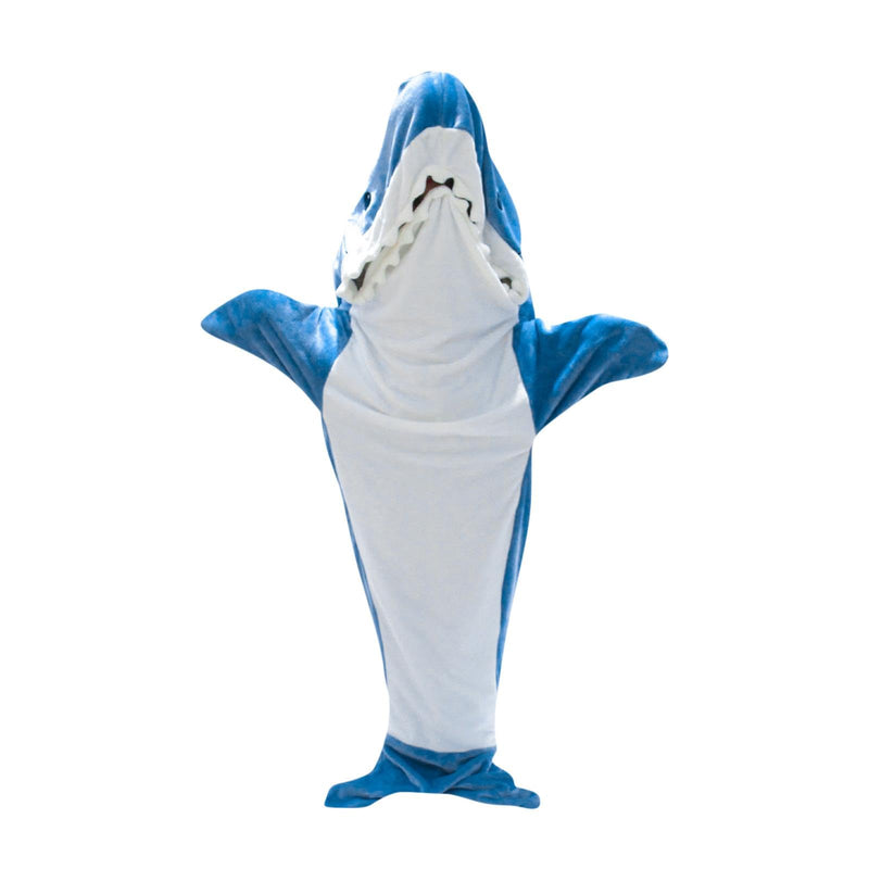 SAZ DEKOR Shark Blanket Parties Plush Funny Clothing Comfortable Cosplay Shark Costume XXL