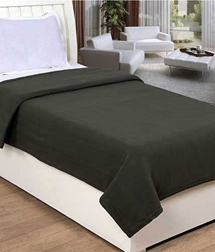 Goyal's ® Single Fleece Blanket Set of 2 (Red & Green)