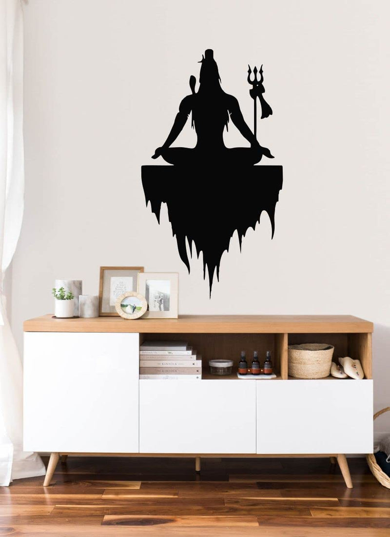 Decor Kraft Mahakal Wall Sticker & Decal,Size- 58 Cm X 32 Cm,Religious